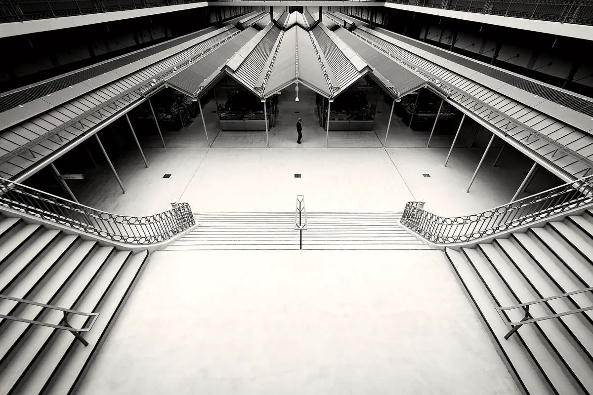 Inside the restored Mercado do Bolhão, Porto's historic food market