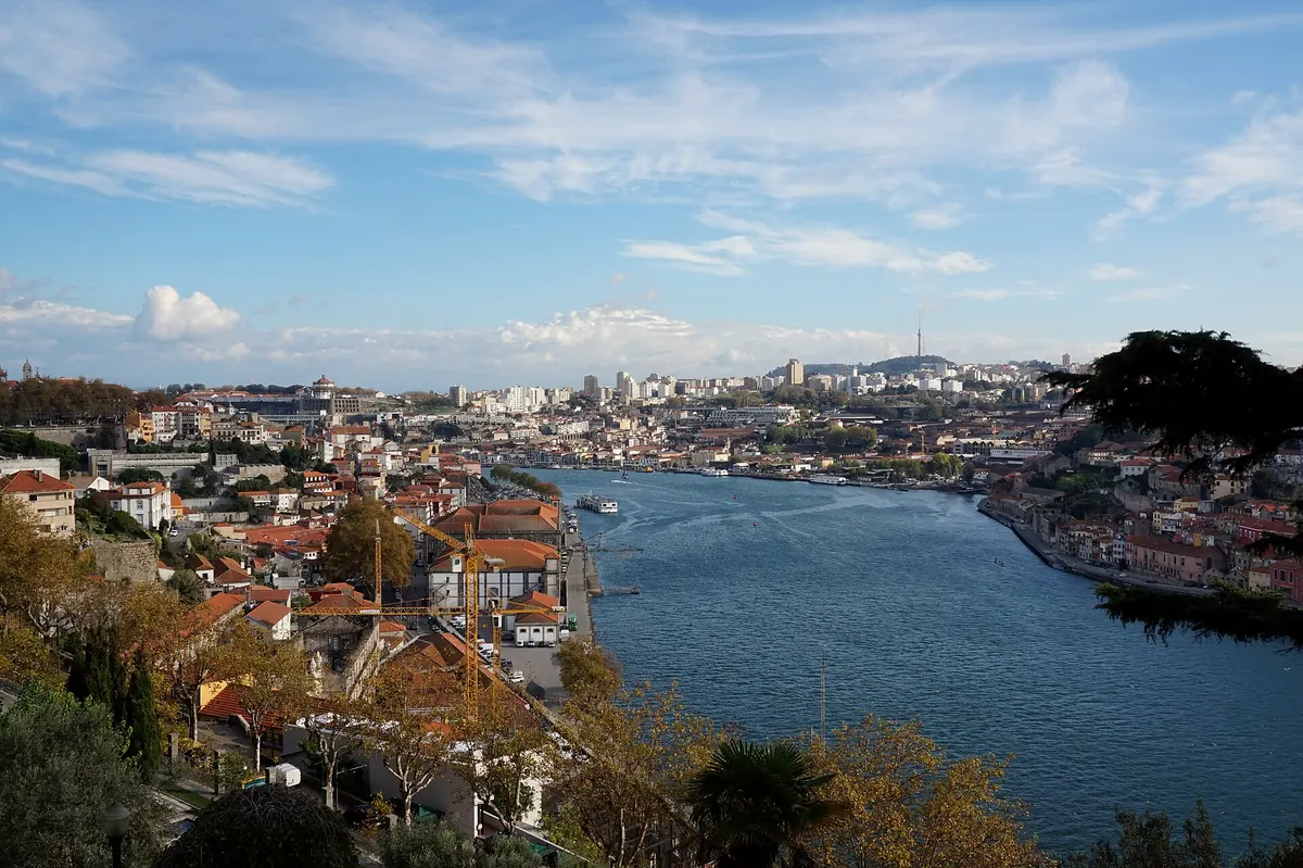 The Douro seen from the Jardins do Palácio de Cristal